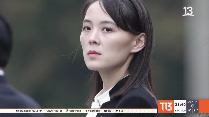 [VIDEO] Hermana de Kim Jong Un, la "Número 2" del régimen norcoreano