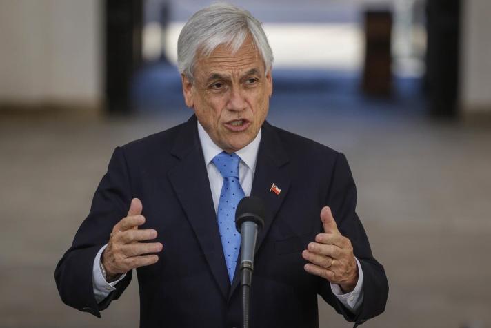 Piñera en "total desacuerdo" con proyecto que indulta a detenidos desde el 18-O: Si avanza lo vetará