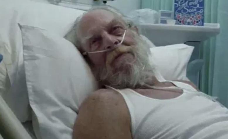 El polémico video que muestra a "Santa Claus" hospitalizado por COVID-19