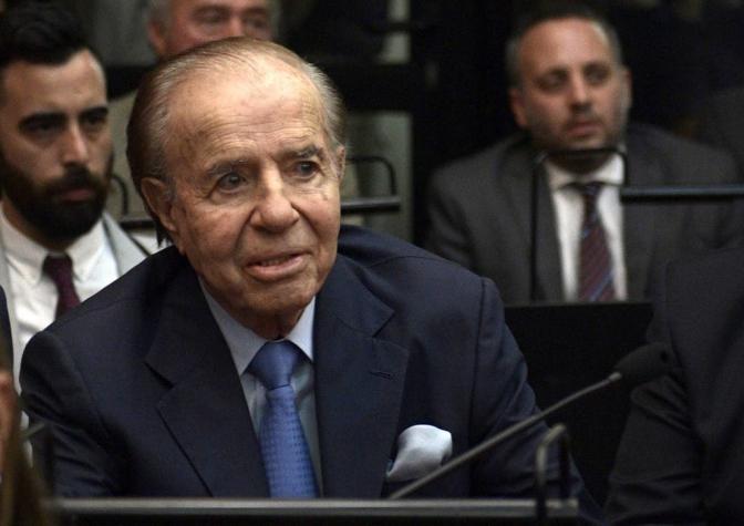 Internan a ex Presidente de Argentina Carlos Menem