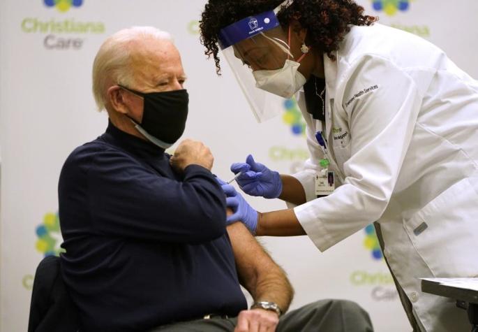 Estados Unidos: Presidente electo Joe Biden recibe vacuna contra el COVID-19