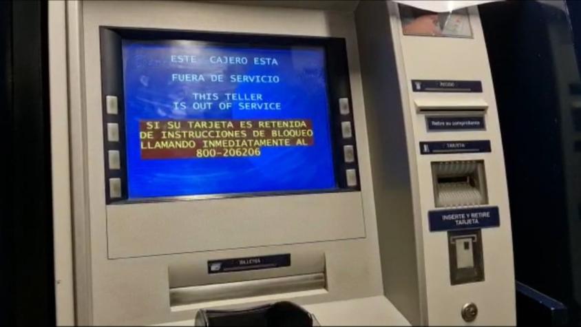 [VIDEO] Alerta por escasez de billetes en cajeros automáticos
