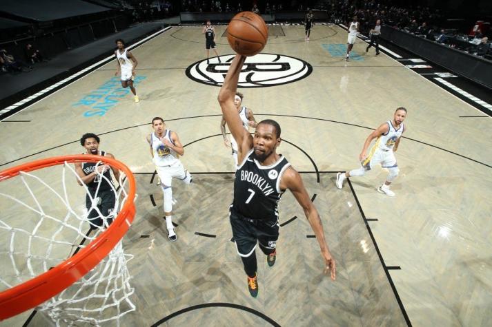 Los Nets de Irving y Durant apabullan a los Warriors de Curry en el inicio de la NBA