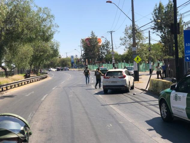 Balacera en Plaza de Maipú: un detenido tras encontrar auto desde donde se efectuaron los disparos