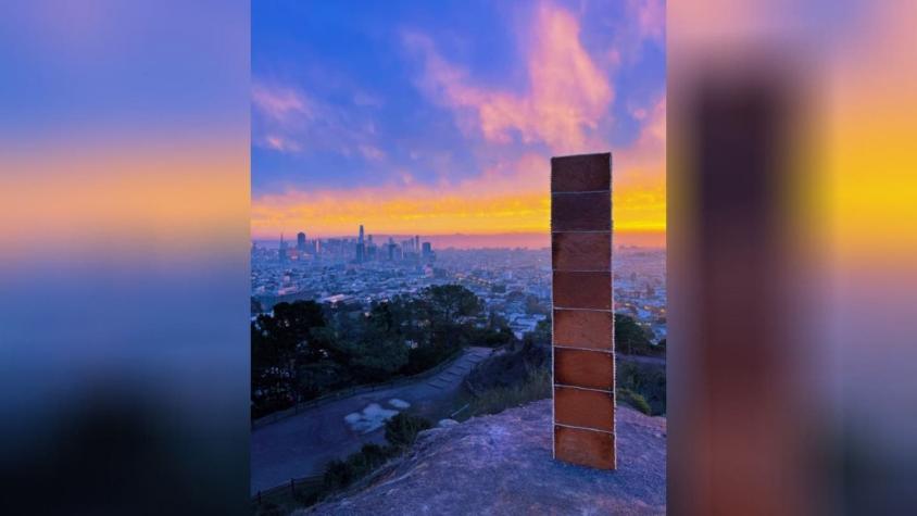 [VIDEO] Enigmático monolito aparece en San Francisco, pero es de pan de jengibre y gomitas