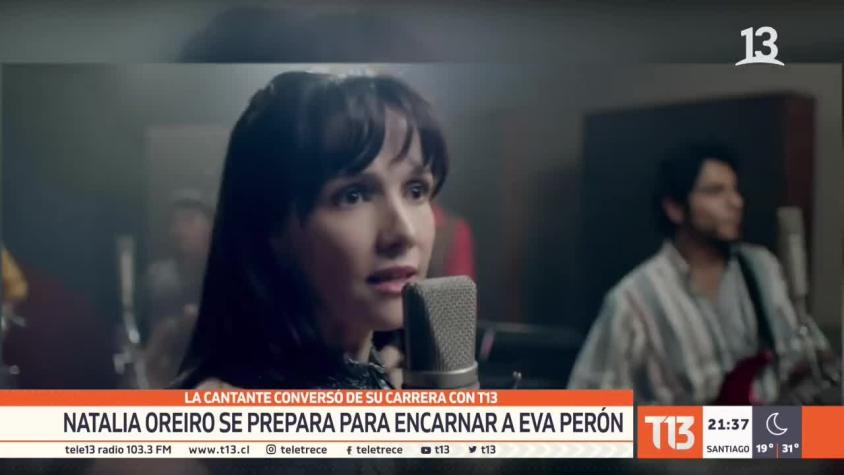 [VIDEO] Natalia Oreiro se prepara para encarnar a Eva Perón