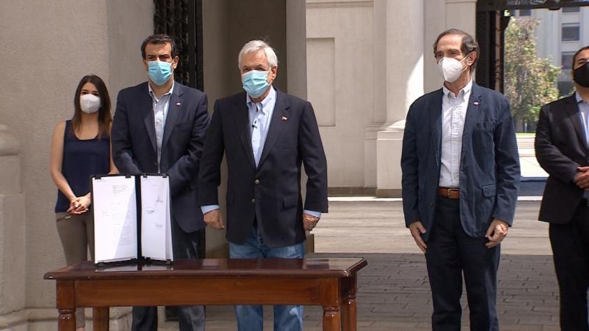 Presidente Piñera ingresa proyecto de ley contra el crimen organizado