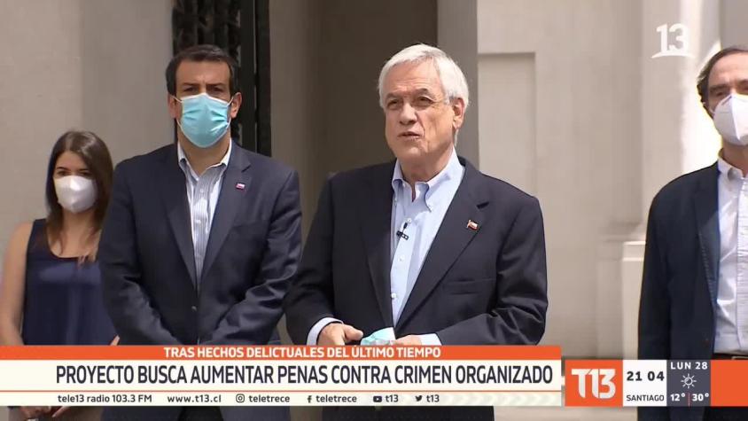 [VIDEO] Proyecto busca aumentar penas contra crimen organizado