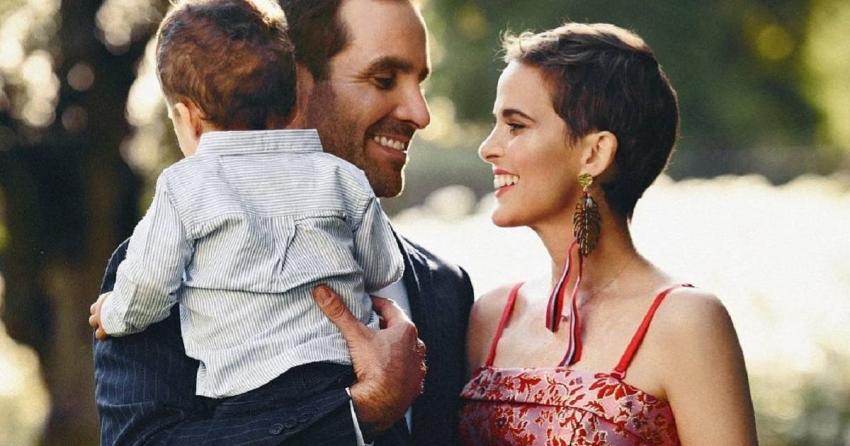 Viudo de Javiera Suárez cumplió tierno ritual junto a su hijo en cumpleaños de la periodista