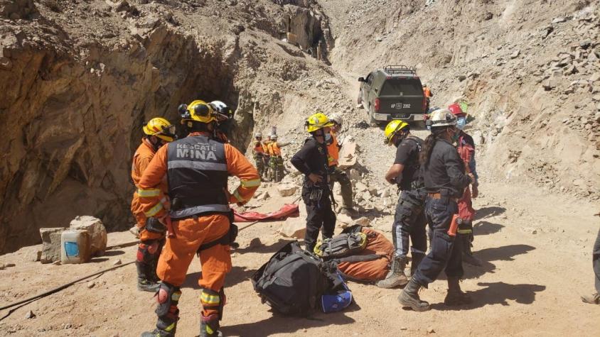 Logran rescatar a dos mineros atrapados por derrumbe en mina La Nuestra de Tierra Amarilla