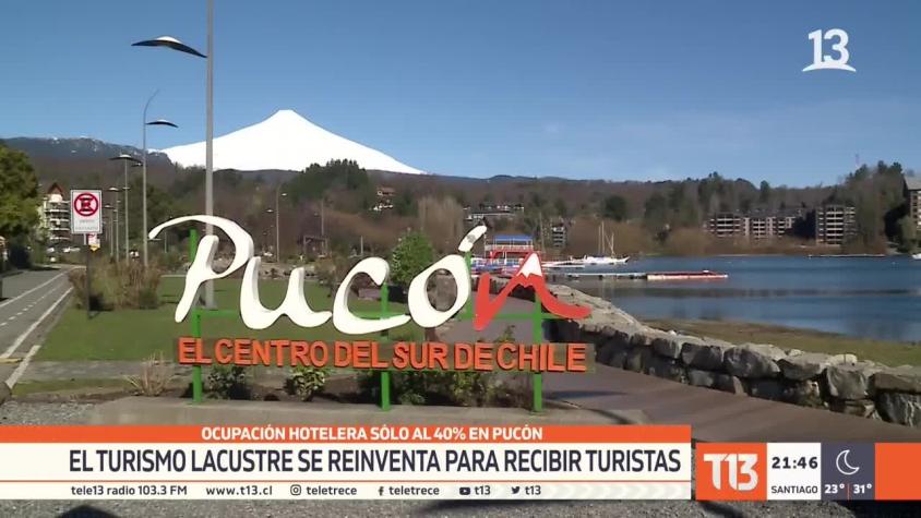 [VIDEO] Turismo lacustre se reinventa para recibir turistas: Ocupación hotelera solo al 40% en Pucón