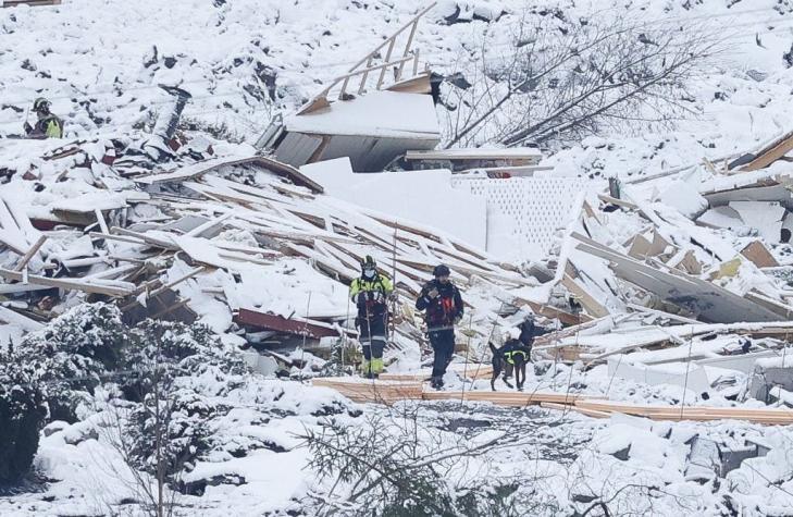 Alud en Noruega deja dos muertos y ocho personas desaparecidas