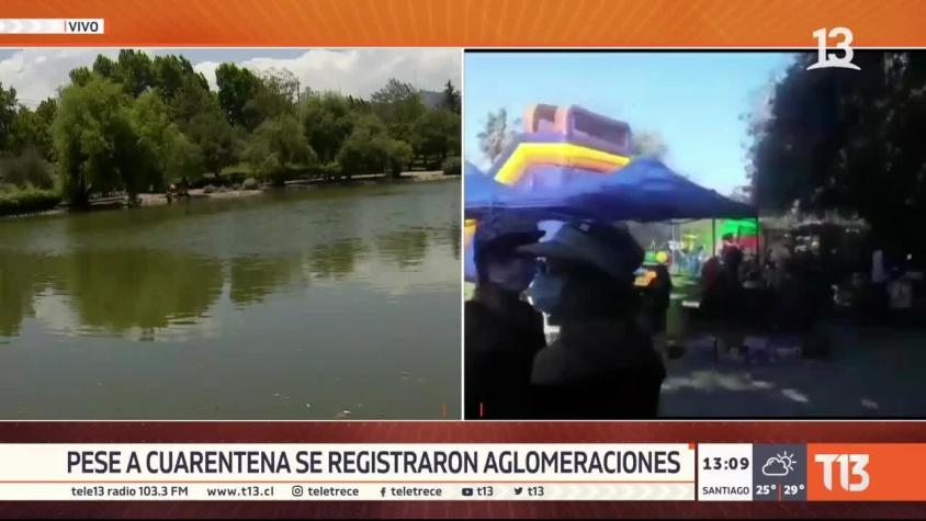[VIDEO] Preocupación por constantes aglomeraciones en Parque de Los Reyes