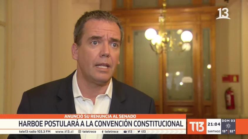 [VIDEO] Felipe Harboe postulará a la convención constitucional