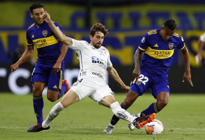 Santos rescató un empate ante Boca Juniors y la semifinal de Libertadores se define en Brasil