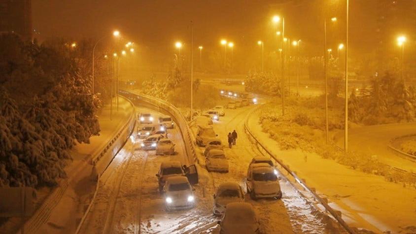 Tormenta Filomena: las imágenes de la excepcional nevada que tiene a centro de España en alerta roja