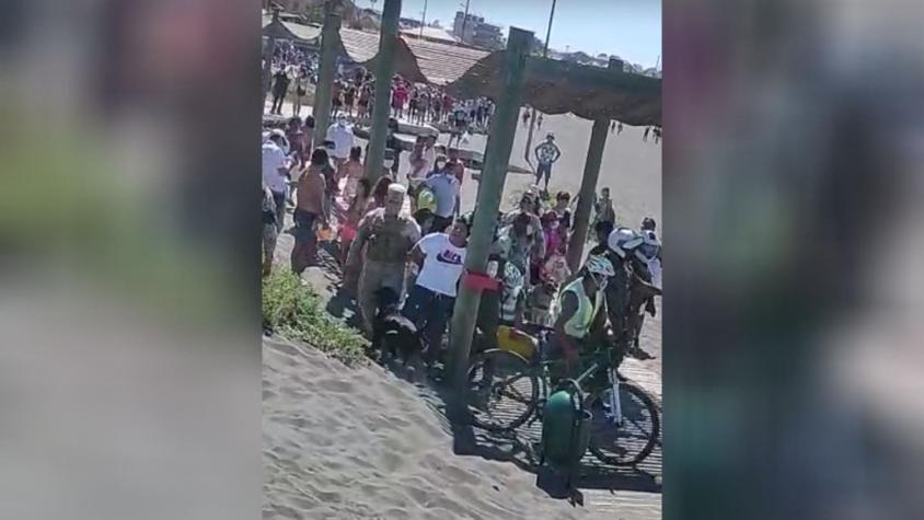 Carabineros detuvo a 3 personas en playa principal de Pichilemu por microtráfico de drogas