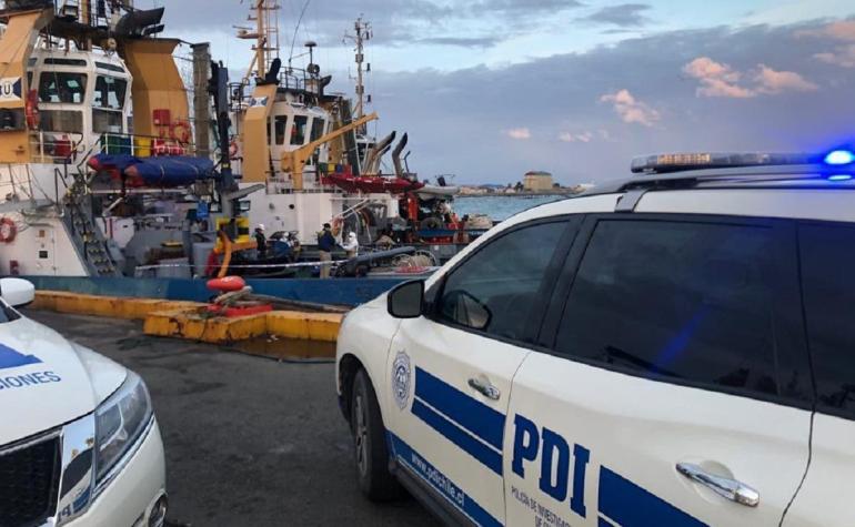 Hombre murió tras caer al mar desde un remolcador en Punta Arenas