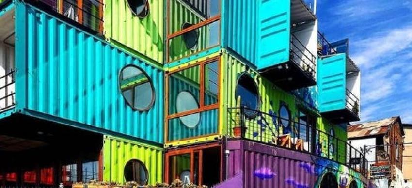 Innovadora propuesta de Winebox: El hotel de Valparaíso que está diseñado de containers reciclados