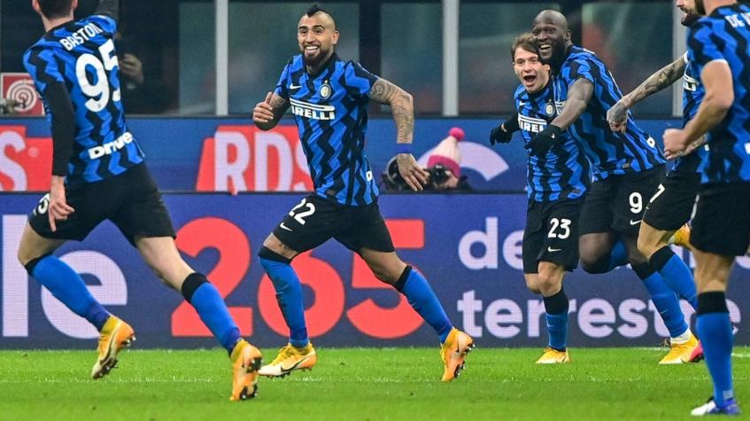 "Tay detonao mi rey": El festejo del Inter tras nuevo gol de Arturo Vidal