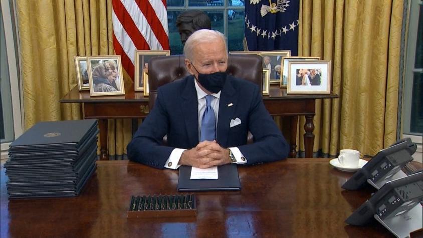 [VIDEO] Las primeras medidas de Biden en la Casa Blanca