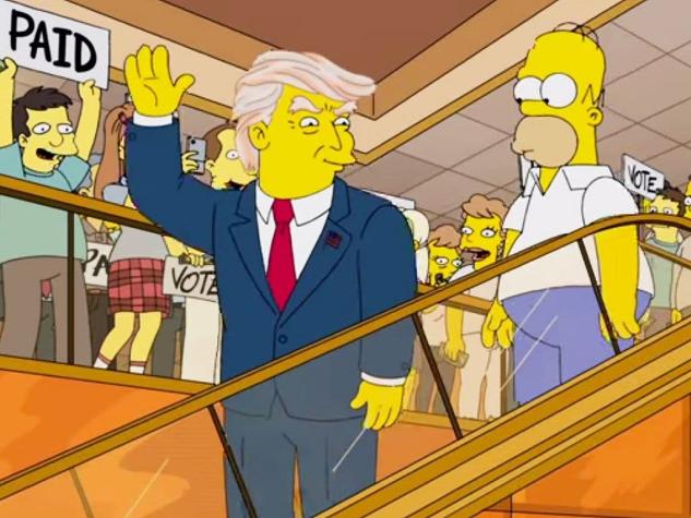 El oráculo de "Los Simpson" también 'predijo' la llegada de Kamala Harris y la salida de Trump