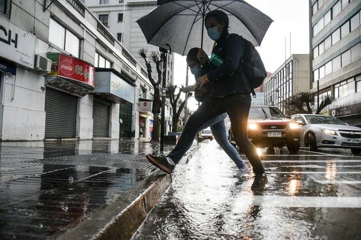Sistema frontal: ¿Cuánto lloverá en Santiago y la zona centro sur?