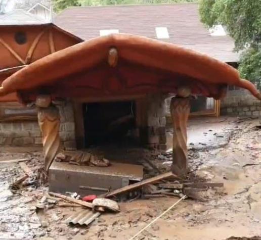Primo de Pangal Andrade muestra cómo quedó el hotel familiar tras las lluvias en el Cajón del Maipo