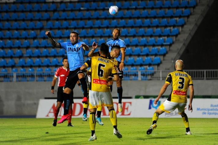 Iquique y Coquimbo igualan en dramático partido y ambos siguen en zona de descenso a Primera B