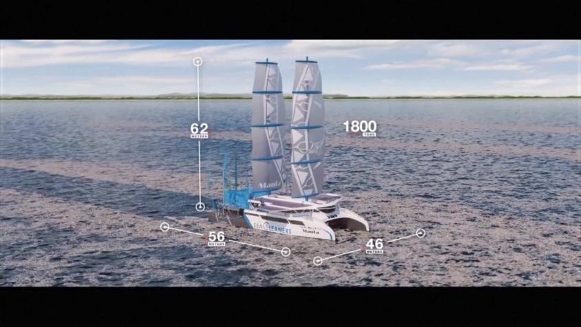 [VIDEO] Manta: el barco que promete descontaminar el océano y que estaría operativo en 2024