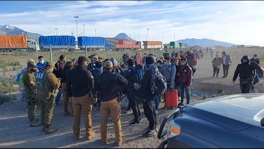 [VIDEO] 1.600 migrantes intentan llegar a Iquique: Serán trasladados a residencias sanitarias