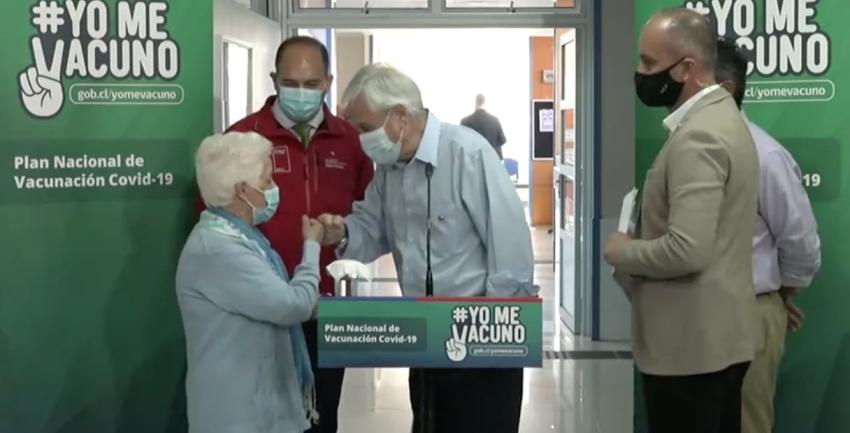 Piñera inicia vacunación contra coronavirus y explica cómo será la aplicación de la segunda dosis