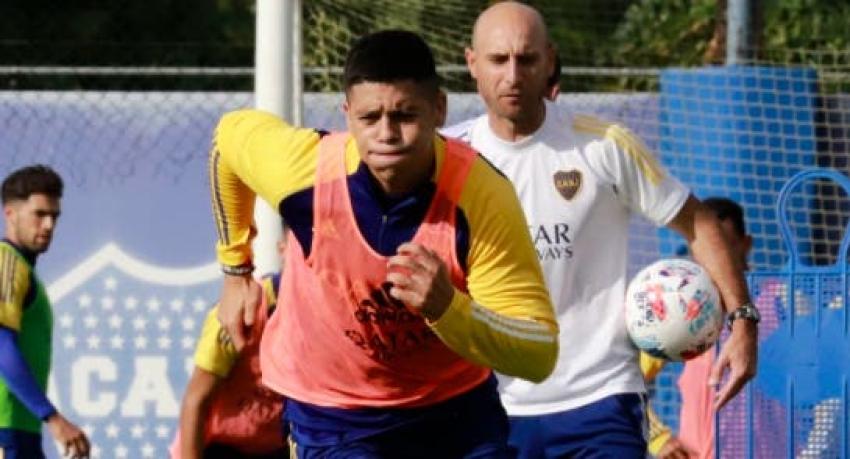 Marcos Rojo se lesiona en su primer entrenamiento como refuerzo de Boca Juniors