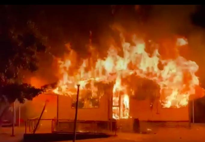 [VIDEO] Decena de edificios quemados tras muerte de malabarista en Panguipulli