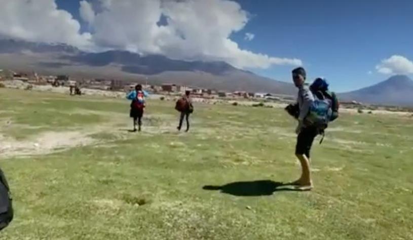 [VIDEO] Decenas de venezolanos no han podido cruzar a Chile
