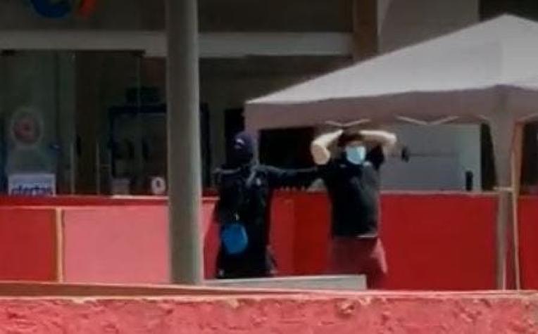 [VIDEO] Robo en Mall Plaza Oeste termina con un cliente utilizado como escudo humano