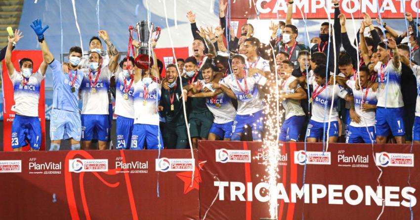 La UC se corona tricampeón del fútbol chileno tras igualar sin goles ante Unión La Calera