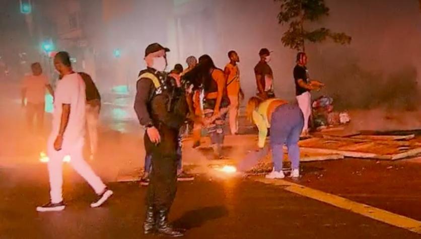 [VIDEO] Masiva fiesta ilegal terminó en incendio