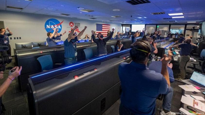 Agencia espacial rusa felicita a la NASA por la llegada del Perseverance a Marte