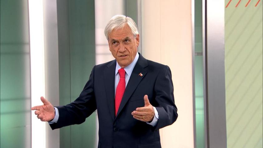 Presidente Sebastián Piñera: "Un eventual tercer retiro es un retiro para los ricos"