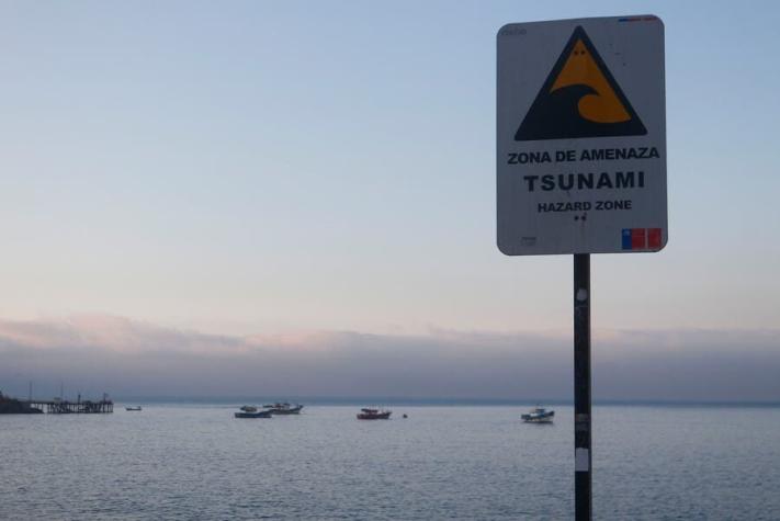 Alerta de tsunami menor: el horario estimado del arribo de oleaje en las diferentes zonas del país