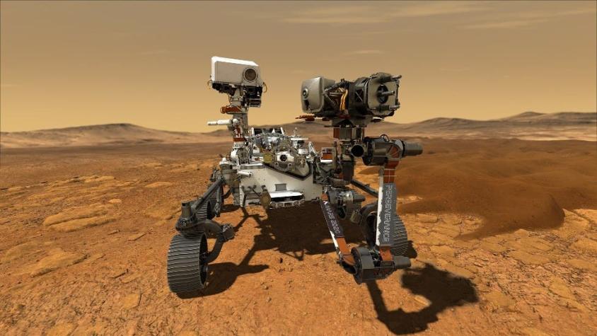 Perseverance: cómo fue el primer "paseo" del robot de la NASA en Marte
