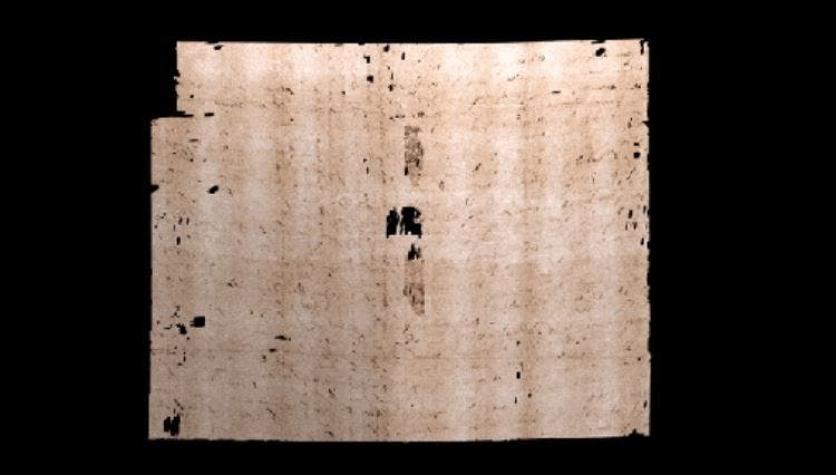 Científicos “abren virtualmente” una carta de 300 años y logran leerla