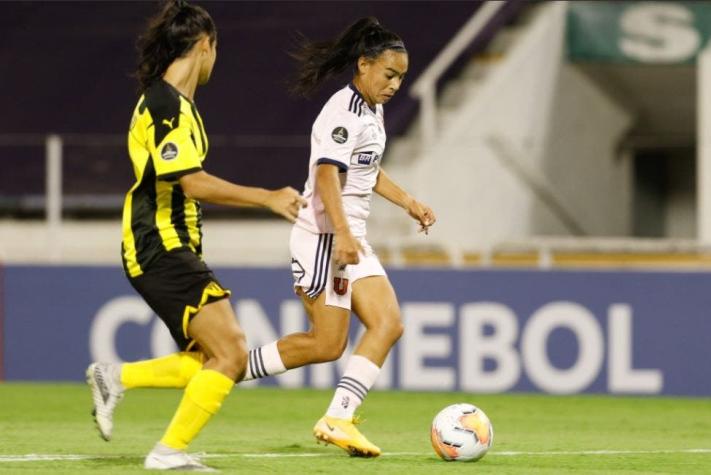 Con un gol en el final la U venció a Peñarol en su debut en la Libertadores Femenina