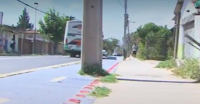 [VIDEO] Ciclovía en Isla de Maipo sigue con "obstáculos"