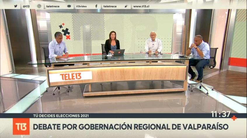 #TúDecides: Candidatos a gobernación de Valparaíso se oponen a cuarentena en nuevo debate