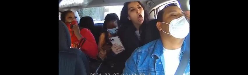 Mujeres tosen y atacan a conductor de Uber que no las transportó por no llevar mascarilla