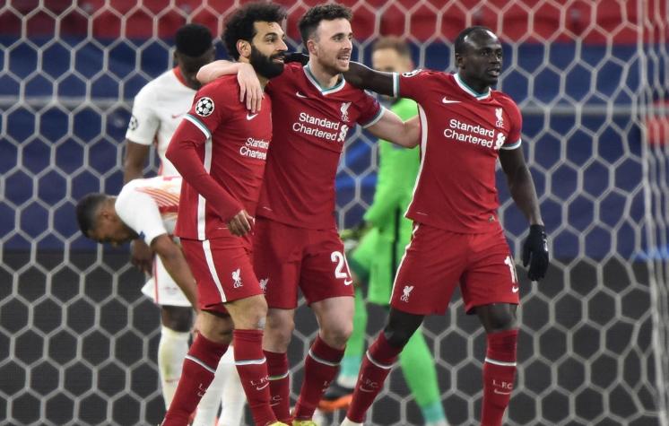 Liverpool repite el 2-0 sobre Leipzig y se mete en los cuartos de final de la Champions