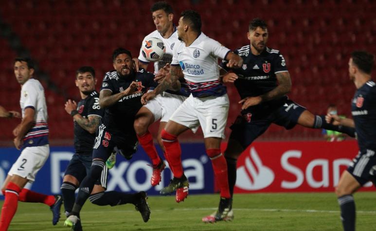 La U se complica en la Libertadores tras igualar 1-1 ante San Lorenzo en el Nacional