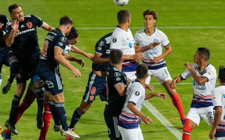 Revive el gol de Ángelo Henríquez en el empate de la U ante San Lorenzo por Copa Libertadores